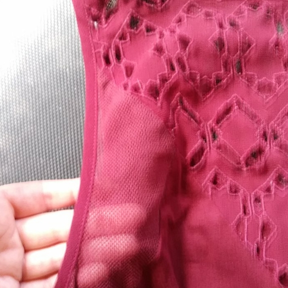 Dress with mesh pannels - Picture 4 of 4